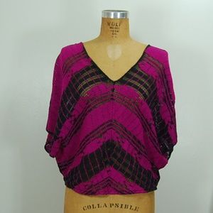 FP Free People Crochet Poncho Top